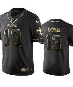 Saints #13 Michael Thomas Stitched NFL Vapor Untouchable Limited Black Golden Jersey