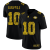 San Francisco 49ers #10 Jimmy Garoppolo Nike Leopard Print Fashion Vapor Limited NFL Jersey Black