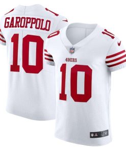 San Francisco 49ers #10 Jimmy Garoppolo White Nike 2022-23 Authentic Stitched NFL Vapor Untouchable Elite Jersey