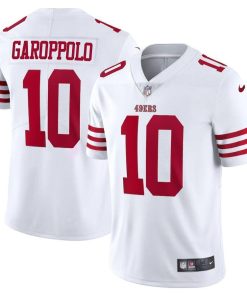 San Francisco 49ers #10 Jimmy Garoppolo White Nike 2022-23 Limited Stitched NFL Vapor Untouchable Jersey