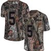 San Francisco 49ers #5 Trey Lance Camo Men's Stitched NFL Limited Rush Realtree Jersey