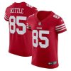 San Francisco 49ers #85 George Kittle Scarlet Nike Men's 2022-23 Authentic Stitched NFL Vapor Untouchable Elite Jersey