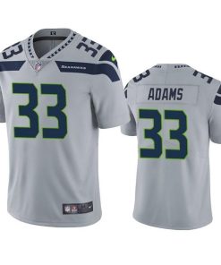 Seattle Seahawks #33 Jamal Adams Alternate Nike Grey Vapor Untouchable Limited Stitched NFL Jersey
