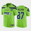 Seattle Seattle Seahawks #87 Stephen Sullivan Green Nike Big Team Logo Player Vapor Limited NFL Jersey