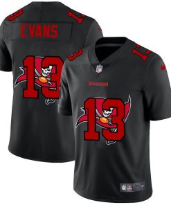 Tampa Bay Buccaneers #13 Mike Evans Nike Team Logo Dual Overlap Limited NFL Jersey Black
