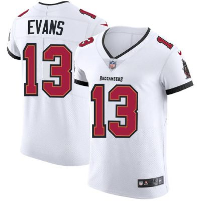 Tampa Bay Buccaneers #13 Mike Evans Nike White Vapor Elite Jersey