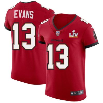 Tampa Bay Buccaneers #13 Mike Evans Super Bowl LV Bound Nike Red Vapor Elite Jersey