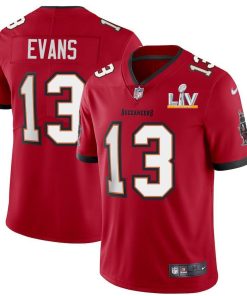 Tampa Bay Buccaneers #13 Mike Evans Super Bowl LV Bound Nike Red Vapor Limited Jersey