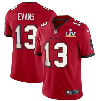 Tampa Bay Buccaneers #13 Mike Evans Super Bowl LV Bound Nike Red Vapor Limited Jersey