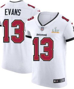 Tampa Bay Buccaneers #13 Mike Evans Super Bowl LV Bound Nike White Vapor Elite Jersey