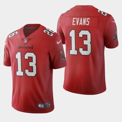 Tampa Bay Buccaneers #13 Mike Evans Red Nike 2020 Vapor Limited NFL Jersey