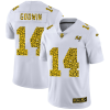 Tampa Bay Buccaneers #14 Chris Godwin Nike Flocked Leopard Print Vapor Limited NFL Jersey White