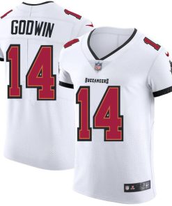 Tampa Bay Buccaneers #14 Chris Godwin Nike White Vapor Elite Jersey