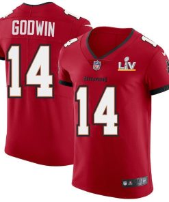 Tampa Bay Buccaneers #14 Chris Godwin Super Bowl LV Bound Nike Red Vapor Elite Jersey