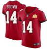 Tampa Bay Buccaneers #14 Chris Godwin Super Bowl LV Champions Patch Nike Red Vapor Elite Jersey