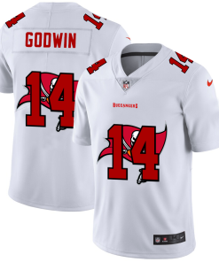 Tampa Bay Buccaneers #14 Chris Godwin White Nike Team Logo Dual Overlap Limited NFL Jersey