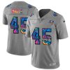 Tampa Bay Buccaneers #45 Devin White Nike Multi-Color 2020 NFL Crucial Catch NFL Jersey Greyheather