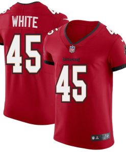 Tampa Bay Buccaneers #45 Devin White Nike Red Vapor Elite Jersey
