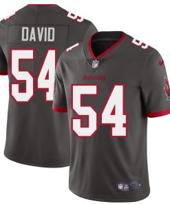 Tampa Bay Buccaneers #54 Lavonte David Nike Pewter Alternate Vapor Limited Jersey