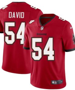 Tampa Bay Buccaneers #54 Lavonte David Nike Red Vapor Limited Jersey