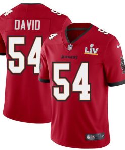 Tampa Bay Buccaneers #54 Lavonte David Super Bowl LV Bound Nike Red Vapor Limited Jersey