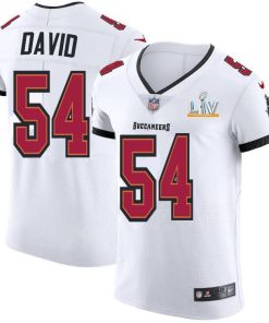 Tampa Bay Buccaneers #54 Lavonte David Super Bowl LV Bound Nike White Vapor Elite Jersey