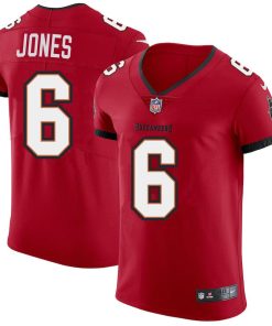 Tampa Bay Buccaneers #6 Julio Jones Nike Red Vapor Elite Jersey