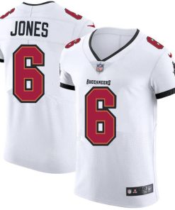 Tampa Bay Buccaneers #6 Julio Jones Nike White Vapor Elite Jersey