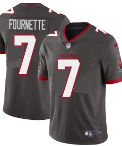 Tampa Bay Buccaneers #7 Leonard Fournette Nike Pewter Alternate Vapor Limited Jersey