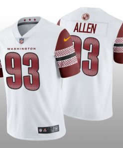 Washington Commanders #93 Jonathan Allen Nike Jersey - White