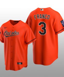 2021 All-Star Game Baltimore Orioles Orange Alternate Jersey Replica Maikel Franco