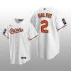 2021 All-Star Game Baltimore Orioles White Home Jersey Replica Freddy Galvis