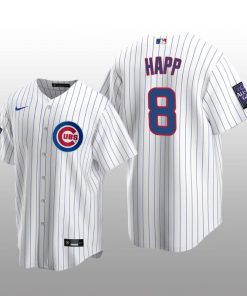 2021 All-Star Game Chicago Cubs White Home Replica Ian Happ Jersey