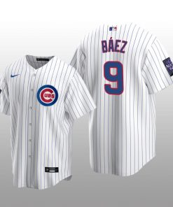 2021 All-Star Game Chicago Cubs White Home Replica Javier Baez Jersey