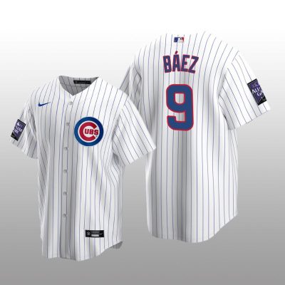 All-Star Game Chicago Cubs White Home Replica Javier Baez Jersey