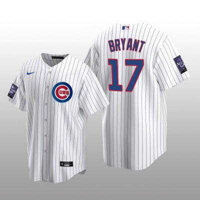 All-Star Game Chicago Cubs White Home Replica Kris Bryant Jersey