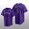 2021 All-Star Game Colorado Rockies Alternate Jersey Replica Garrett Hampson Purple