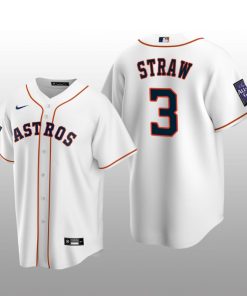 2021 All-Star Game Houston Astros White Home Jersey Replica Myles Straw