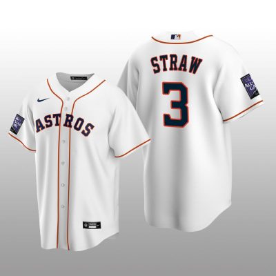 All-Star Game Houston Astros White Home Jersey Replica Myles Straw