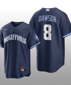 2021 City Connect Chicago Cubs Andre Dawson Replica Navy Jersey