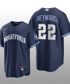 2021 City Connect Chicago Cubs Jason Heyward Replica Navy Jersey