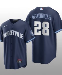 2021 City Connect Chicago Cubs Kyle Hendricks Replica Navy Jersey