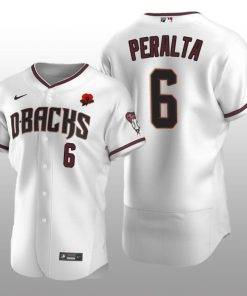 2021 Memorial Day Arizona Diamondbacks Authentic White David Peralta Jersey