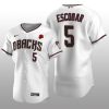 2021 Memorial Day Arizona Diamondbacks Authentic White Eduardo Escobar Jersey