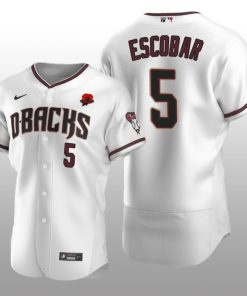2021 Memorial Day Arizona Diamondbacks Authentic White Eduardo Escobar Jersey
