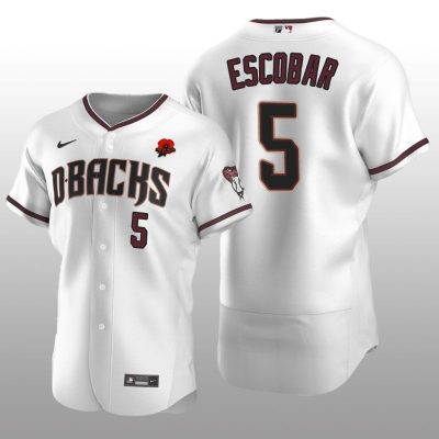 Memorial Day Arizona Diamondbacks Authentic White Eduardo Escobar Jersey