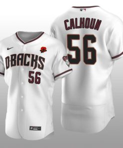 2021 Memorial Day Arizona Diamondbacks Authentic White Kole Calhoun Jersey