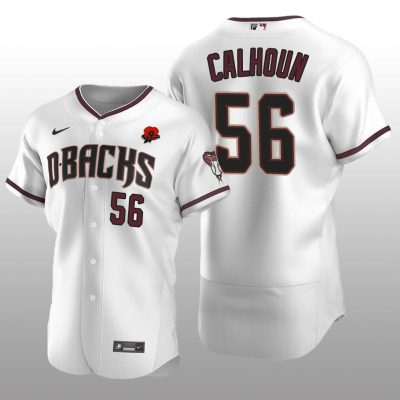 Memorial Day Arizona Diamondbacks Authentic White Kole Calhoun Jersey