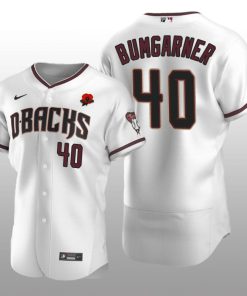 2021 Memorial Day Arizona Diamondbacks Authentic White Madison Bumgarner Jersey