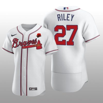 Memorial Day Austin Riley Authentic White Jersey Atlanta Braves